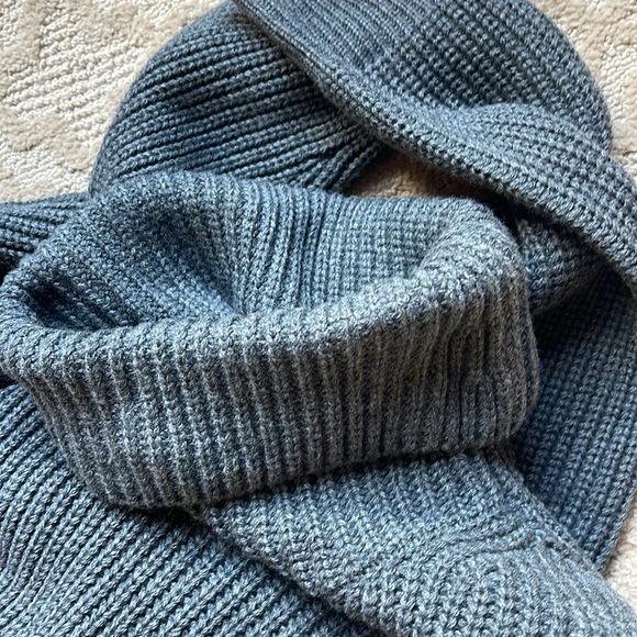 NWT KAREN KANE RELAXED FIT RIBBED SWEATER DRESS GRAY SIZE SMALL OVERSIZED - Picture 14 of 14